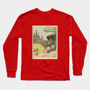 Carriage on a farm. Long Sleeve T-Shirt